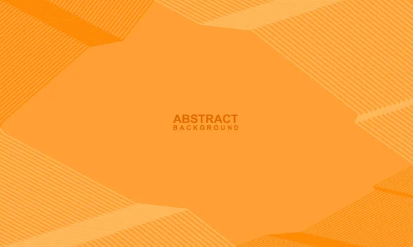 Abstract Orange Geometric Background Vector — Stock Vector