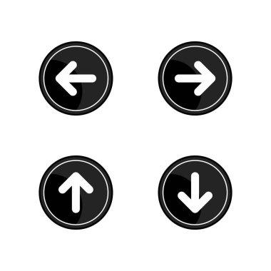 ok denetim düğmeleri vektör resmetme dizaynı