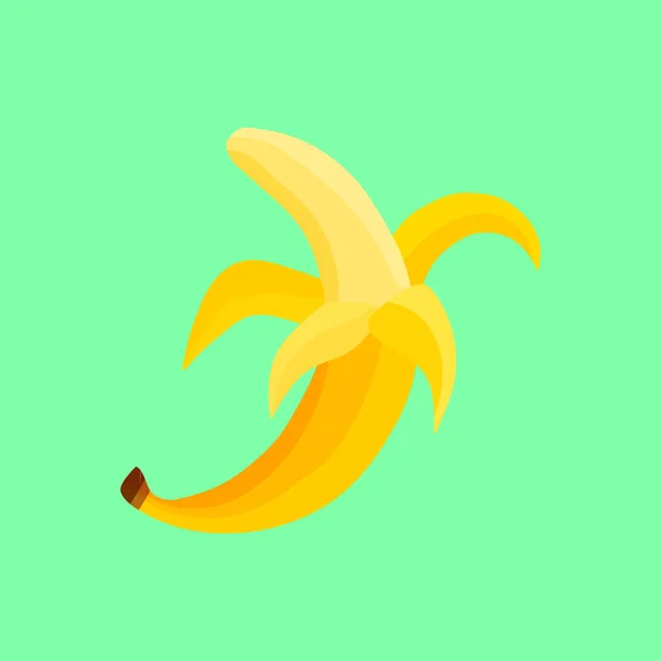 Banana Icon Isometric Yellow Fruit Vector Icons Web Design Isolated — Stock Vector
