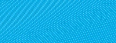 Mavi arkaplan ve doğrusal beyaz dalga