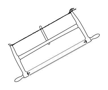 Tahta yay beyaz zeminde izole edilmiş.