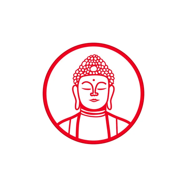 Boeddha Symbool Vector Illustratie Eps Bestand Gemakkelijk Bewerken — Stockvector