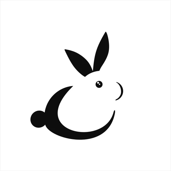 兔子图标矢量插图 — 图库矢量图片