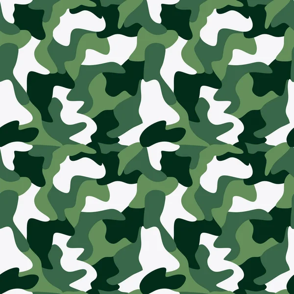 Camuflagem Textura Sem Costura Padrão Fundo Camo Militar Moderno Abstrato — Vetor de Stock