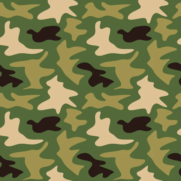 Camouflage Nahtloses Texturmuster Abstrakter Moderner Vektor Militärischer Tarnhintergrund Textildruckvorlage Aus — Stockvektor