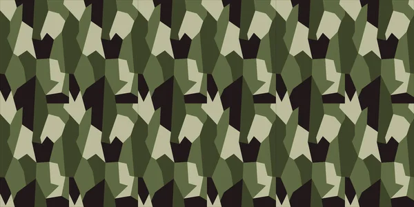 Camouflage Texture Fond Sans Couture Modèle Camouflage Sans Couture Vecteur — Image vectorielle