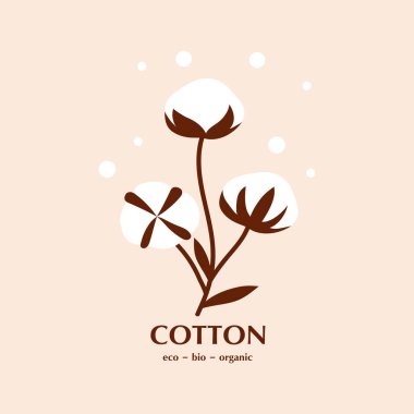 Pamuk tomurcuğu tasarımı eko organik
