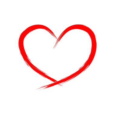 kalp sembolü çizimi.