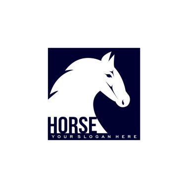 At logosu tasarım vektör şablonu