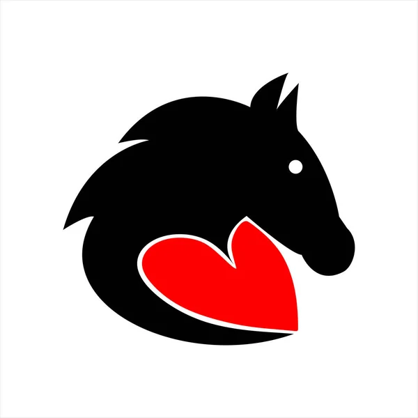 Horse Silhouette Icon Vector Illustration Design —  Vetores de Stock