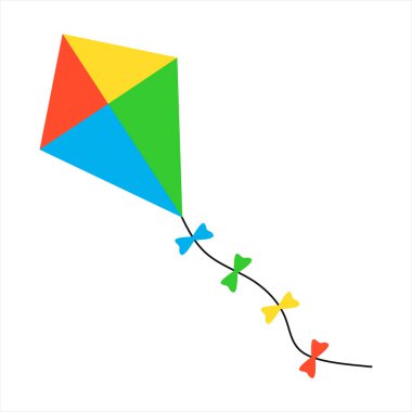 Uçurtma gökyüzünde uçuyor