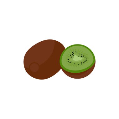 kiwi fruit icon. flat illustration of  vector icons for web