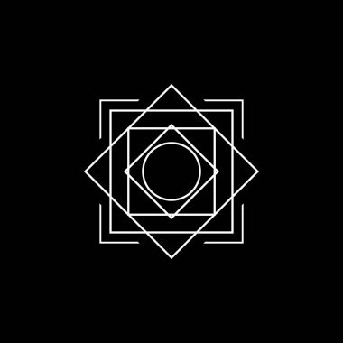 soyut geometrik desen, vektör illüstrasyonu