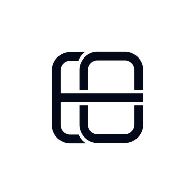 minimal logo symbol concept template for company. Creative icon design for business. Bright element icon template