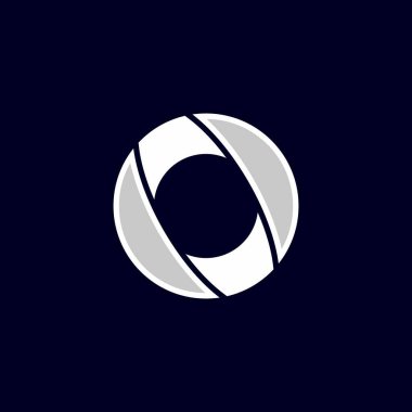 O letter logo design template, modern and elegant design, vector illustration