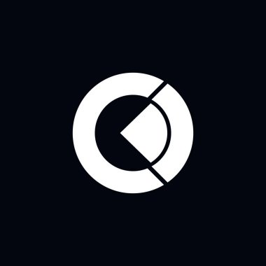 O letter logo design template, modern and elegant design, vector illustration