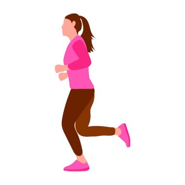 : Kaçak Kız Çizim Vektörü.