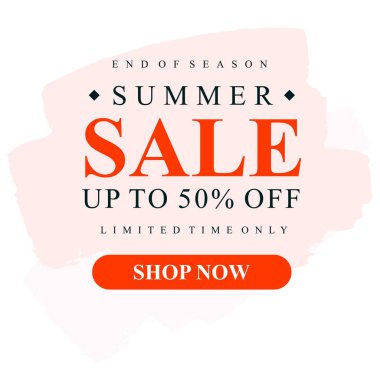 indirimli pankart, vektör illüstrasyonu