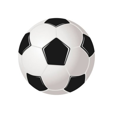 soccer ball icon in simple style isolated background, vector illustration
