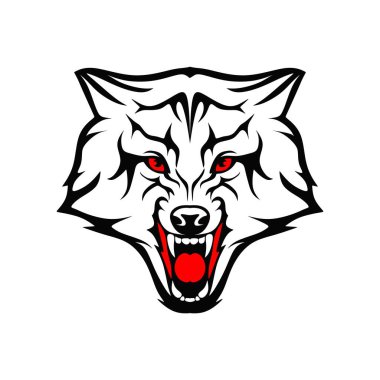 Kurt başı vektör illüstrasyonu