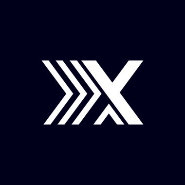  Vector symbol X . Minimalist and modern icon, logo template. Letter X for Logo Design. Creative Modern X Letters icon vector Illustration