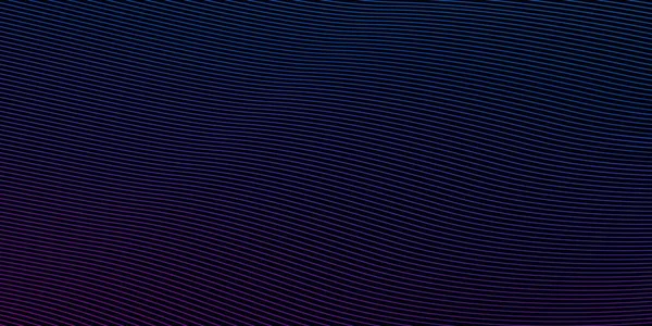 Abstrakter Hintergrund Mit Wellenlinien Blaue Und Rosa Steigungslinien Vektorillustration — Stockvektor