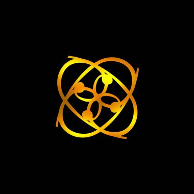 Logo için altın süs