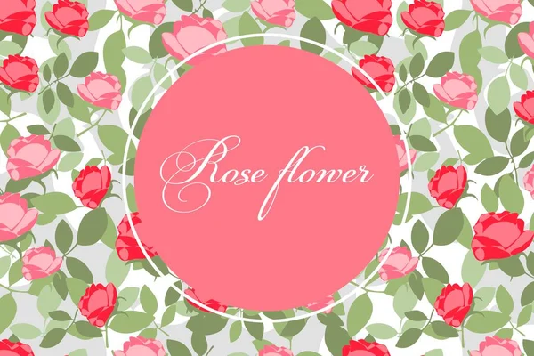 Floral Background Frame Floral Background Rose Flower Vector Graphics