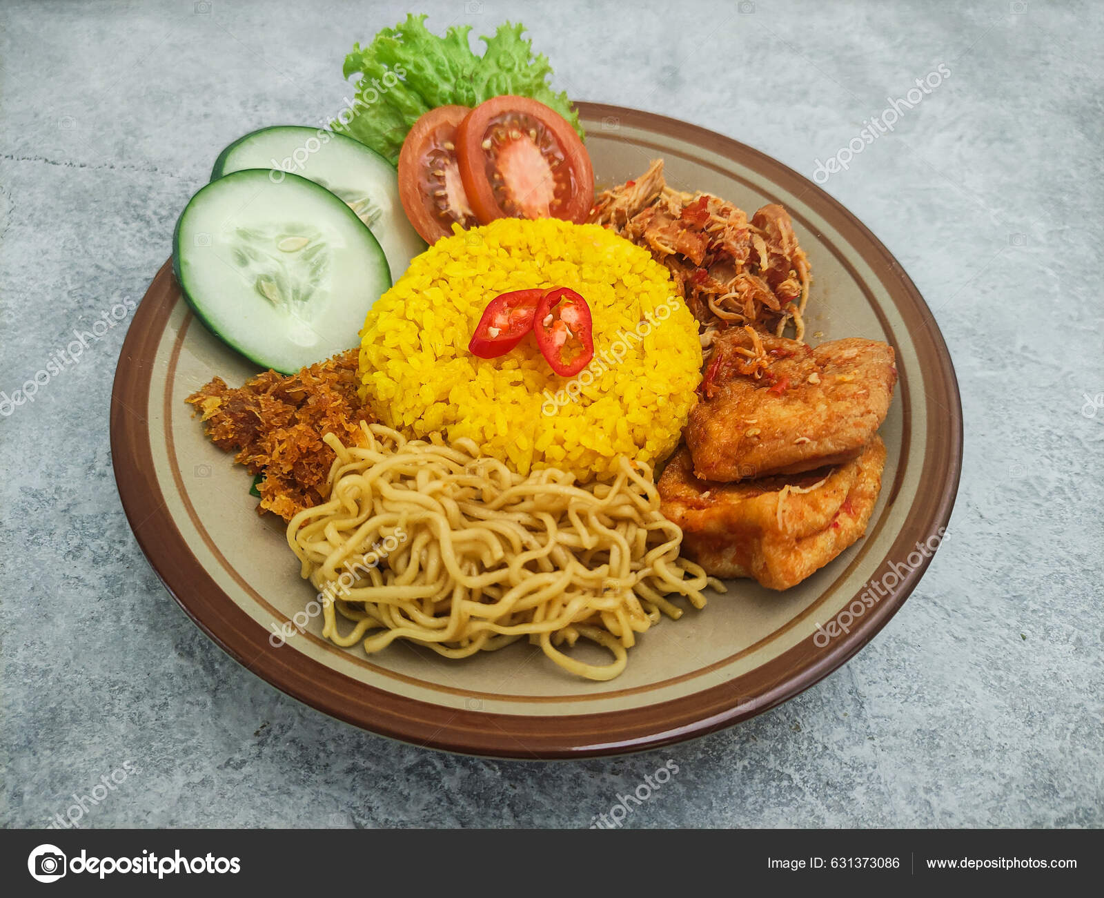 Riz jaune - Nasi Kuning