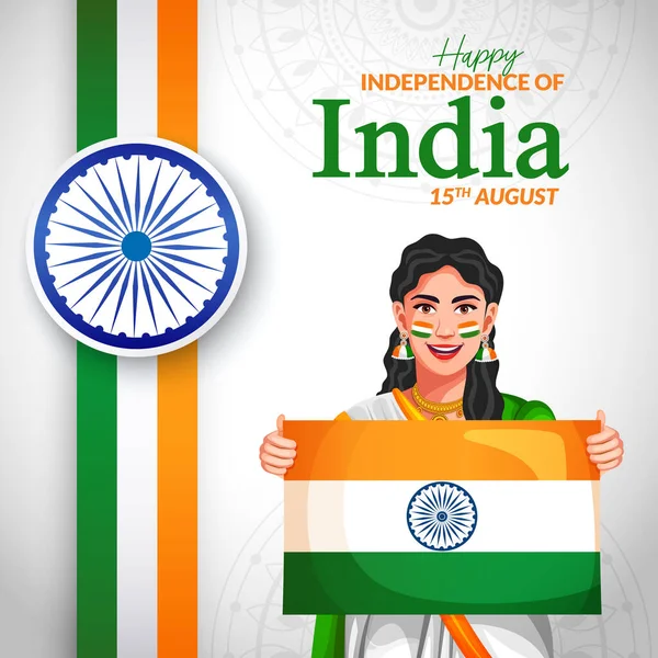 stock vector India Independence Day 15 august, vector template design illustration.