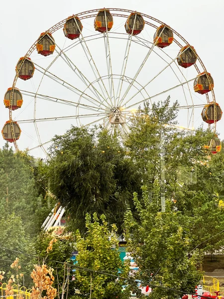Karusell Gatan Nöjespark Ryssland — Stockfoto