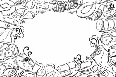 Vektör eti et besin tasarımı için uygundur.