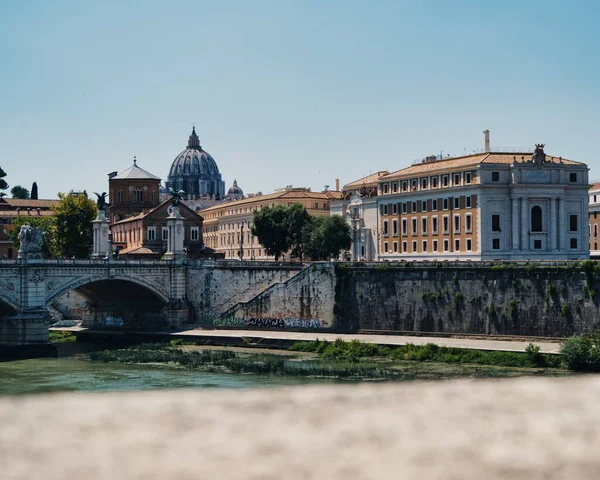 Pohled Město Řím Itálie — Stock fotografie
