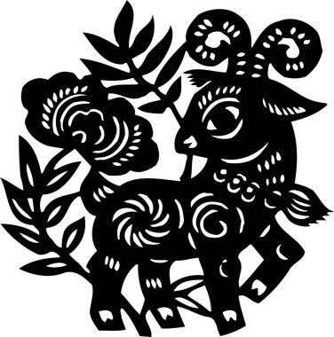 Geleneksel Çin kağıt kesiği ve el oyması desenler