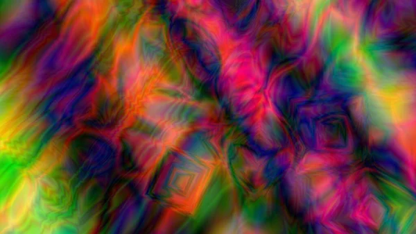 Soyut Renkli Arkaplan Yumuşak Sıvı Canlandırması Çarpık Dalgalı Kıvrımlar Fraktal — Stok fotoğraf