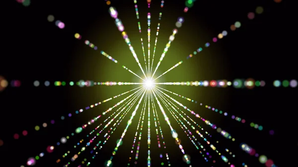 Абстрактные Красочные Энергетические Линии Световые Вспышки Световые Лучи Цифровая Иллюстрация — стоковое фото