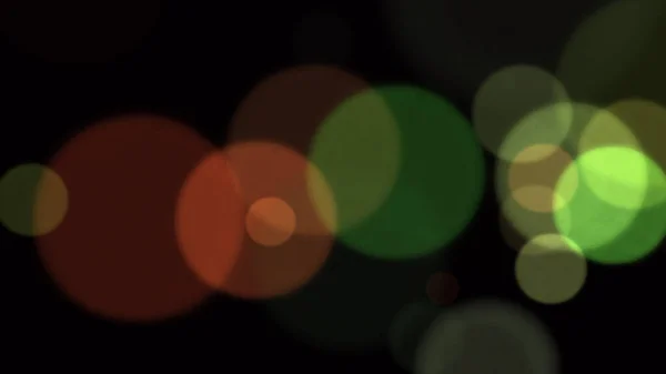 Абстрактный Круговой Боке Фон Рождественских Огней — стоковое фото