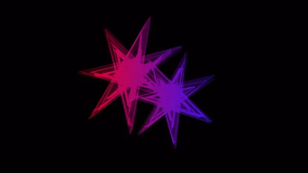 Яркие Звезды Черном Фоне 2Stars — стоковое фото