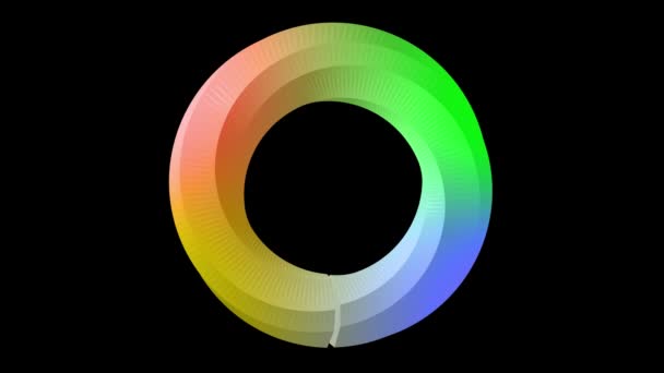 Flytande Animationsset Modern Vätskegradient Mix Med Ljusa Neonfärger Loopable Video — Stockvideo