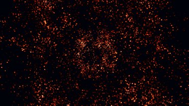 gerçek ateş parçacıkları resmi