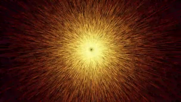 Animált Sárga Csillagszóró Háttér Háttér Textúra Intro Videó Elvont Sablon — Stock videók