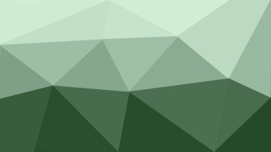 abstract geometric rumpled triangular low poly style  illustration graphic background. Illustration of abstract low poly green horizontal background.