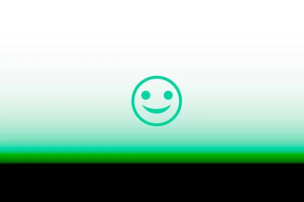Mosolyogj Illusztráció Boldog Mosoly Emoji Ikon — Stock Fotó