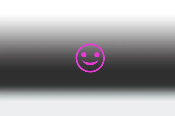 笑顔の顔のアイコン デザインのためのベクトルコンセプトイラスト 顔の記号アイコン — ストック写真