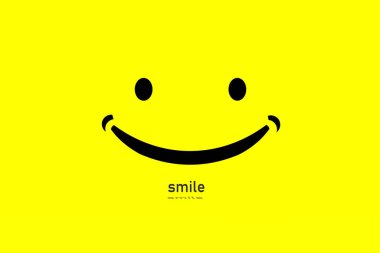 Smile Vector Template Design Illustration. Smile icon template design. Smile icon Logo.