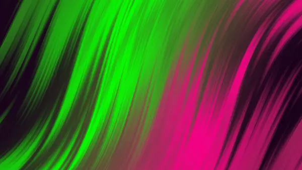 Soyut pembe eğimli dalga arkaplanı. Neon ışığı eğimli çizgiler ve renkli grafik tasarımlı geometrik şekil.