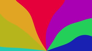 Rengi bozulmuş arka plan ileri geri akıyor. Yaratıcı iş temaları için çarpıtılmış şekiller. 4K canlandırması.