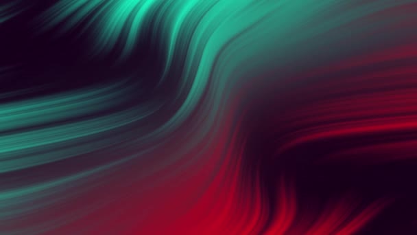 Fluid Vibrant Gradient Footage Moving Animation Maroon Cyan Color Smooth — Stockvideo