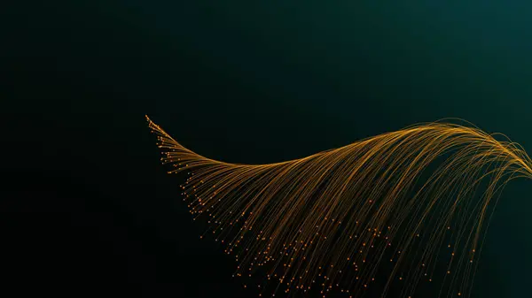 Soyut parçacık arkaplanı. Parlayan parçacıklarla soyut arkaplan.