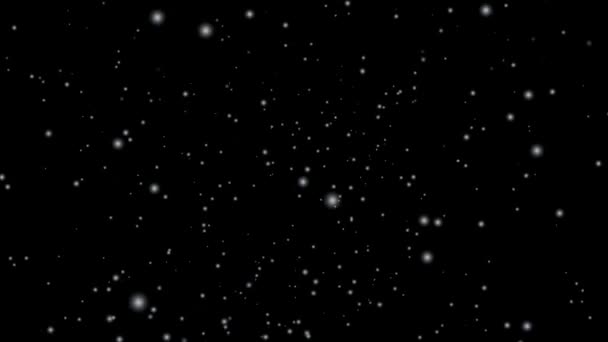 Prachtige Winter Kerstachtergrond Met Sneeuwval Sneeuw Animatie Vallende Sneeuw Animatie — Stockvideo